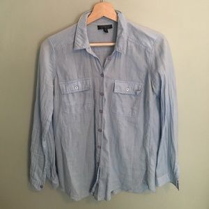 TOPSHOP WOMENS BUTTONDOWN. SIZE 2.